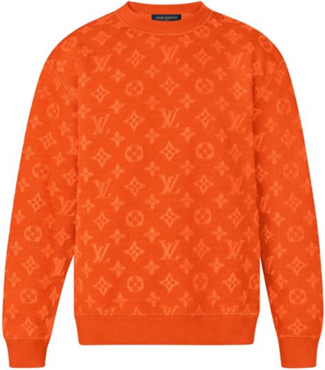 lv orange sweater|louis vuitton hooded sweatshirt.